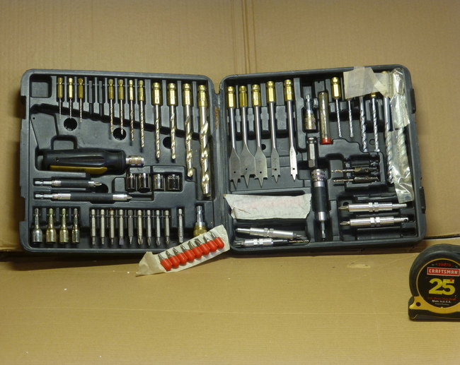 drill and socket set